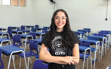 Estudante da UFLA de Paraíso enfrenta sala vazia e conquista internet com rotina universitária