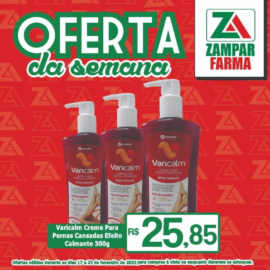 Ofertas de 17 a 23 de fevereiro na Zampar Farma