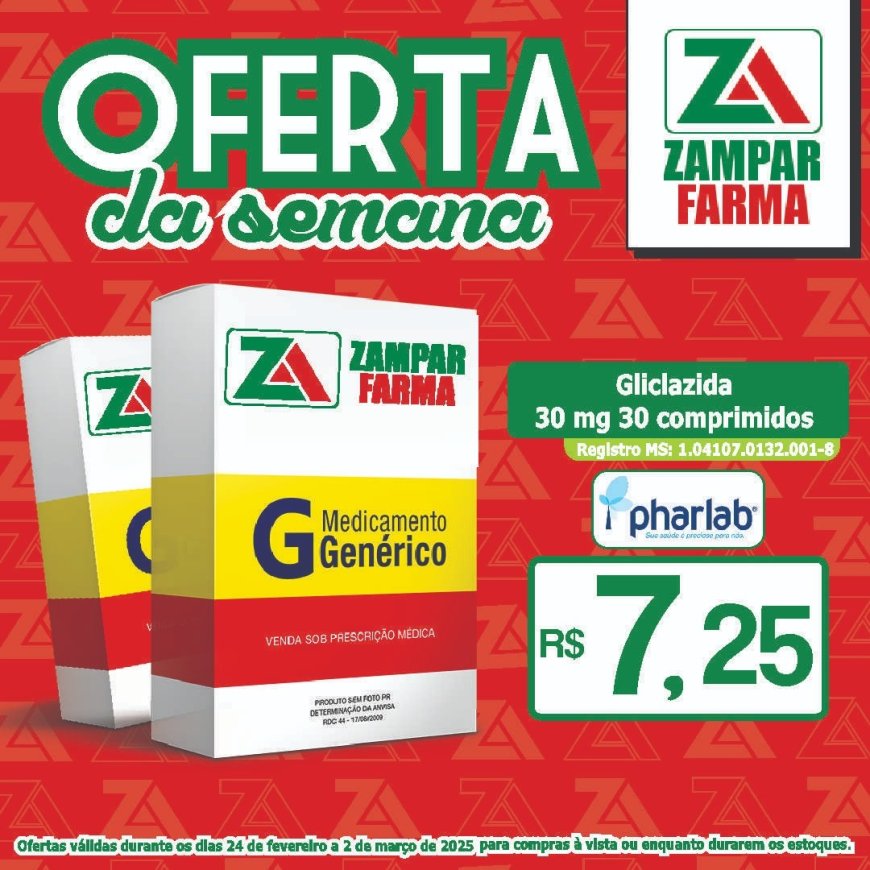 Ofertas de 24 de fevereiro a 2 de março na Zampar Farma