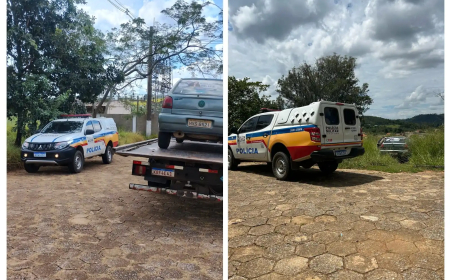 Veículo furtado em residência é encontrado nas proximidades de cemitério no Sul de Minas