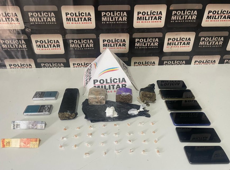 Drogas escondidas em residência no Colmeia são encontradas por policiais e cão farejador