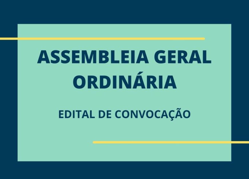 Clube Ponto de Encontro convoca associados para Assembleia Geral Ordinária no dia 8 de abril