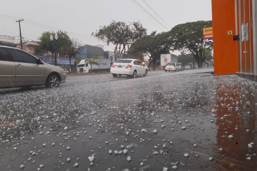 Guaxupé e cidades da região podem ter tempestade de granizo nesta quinta-feira, de acordo com o Inmet
