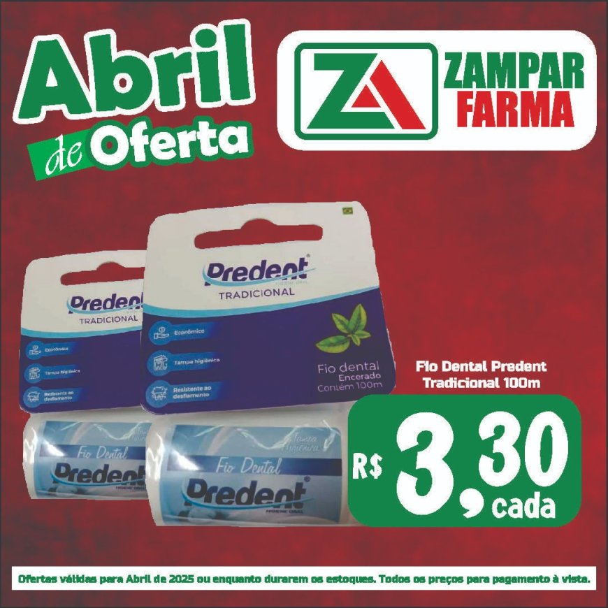 E continuam as ofertas de abril na Zampar Farma