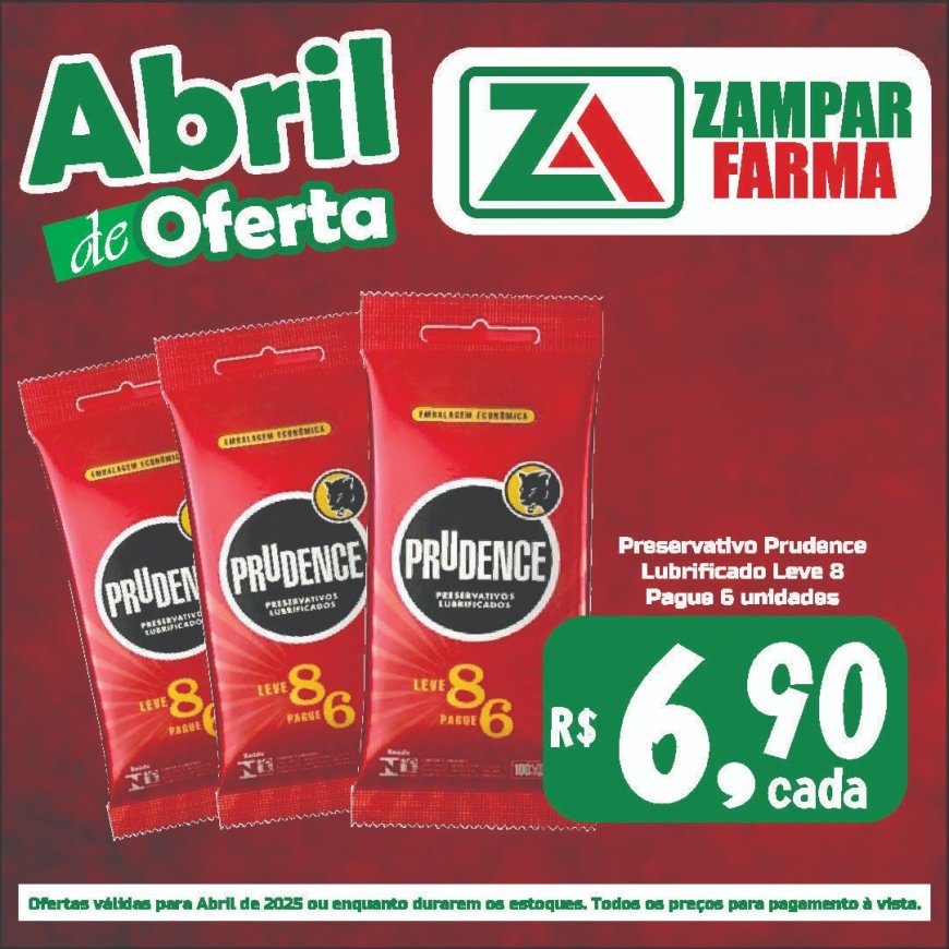 E continuam as ofertas de abril na Zampar Farma