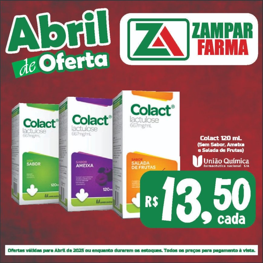 E continuam as ofertas de abril na Zampar Farma