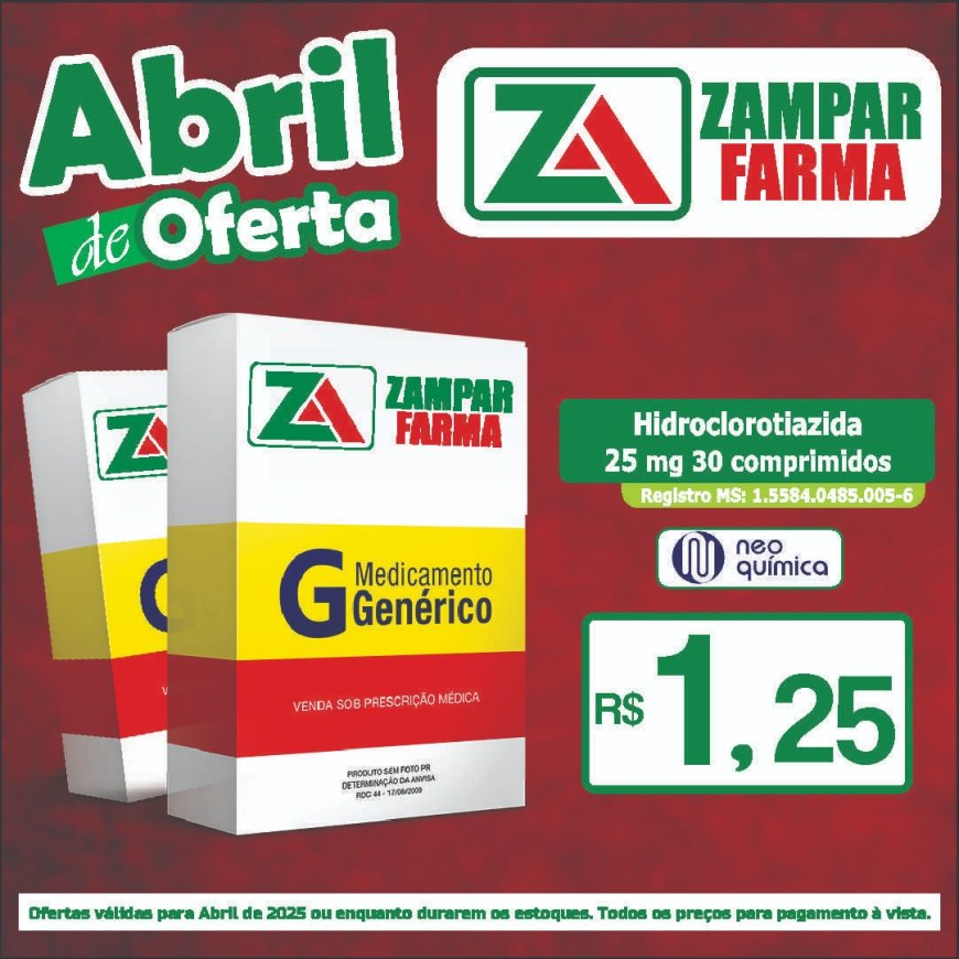 E continuam as ofertas de abril na Zampar Farma