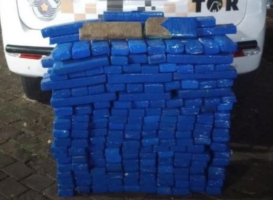 Polícia Militar de SP apreende quase 2 toneladas de maconha que seriam entregues em Paraíso