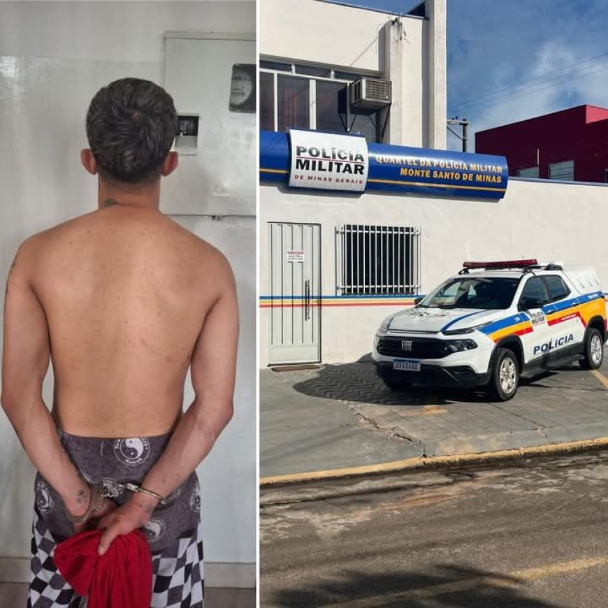 Foragido da justiça é preso em Monte Santo de Minas