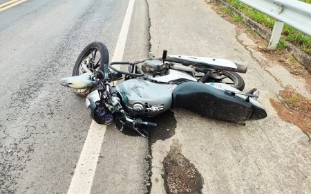 Motociclista de 51 anos, que ia sentido Serrania para Guaxupé, morre em acidente na MGC-491