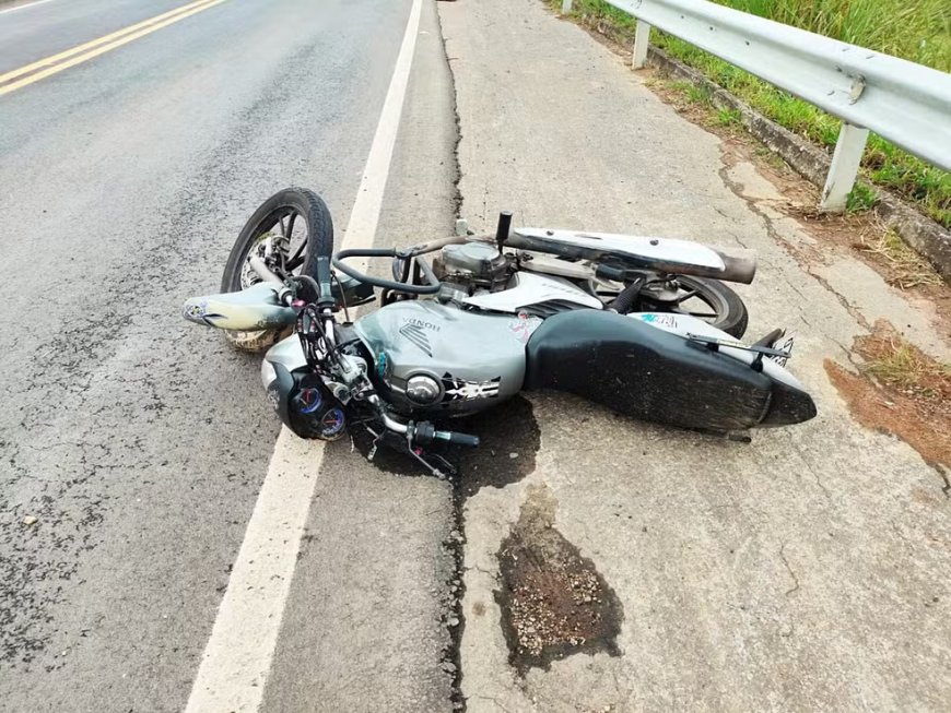 Motociclista de 51 anos, que ia sentido Serrania para Guaxupé, morre em acidente na MGC-491