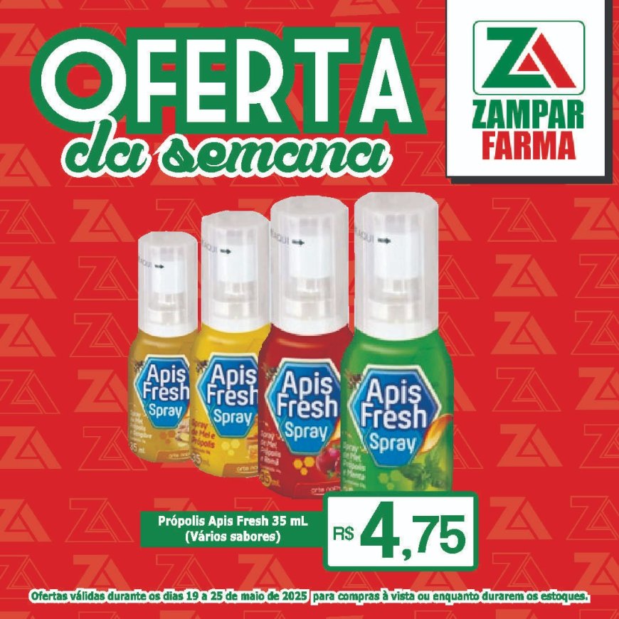 Ofertas dos dias 19 a 25 de maio na Zampar Farma