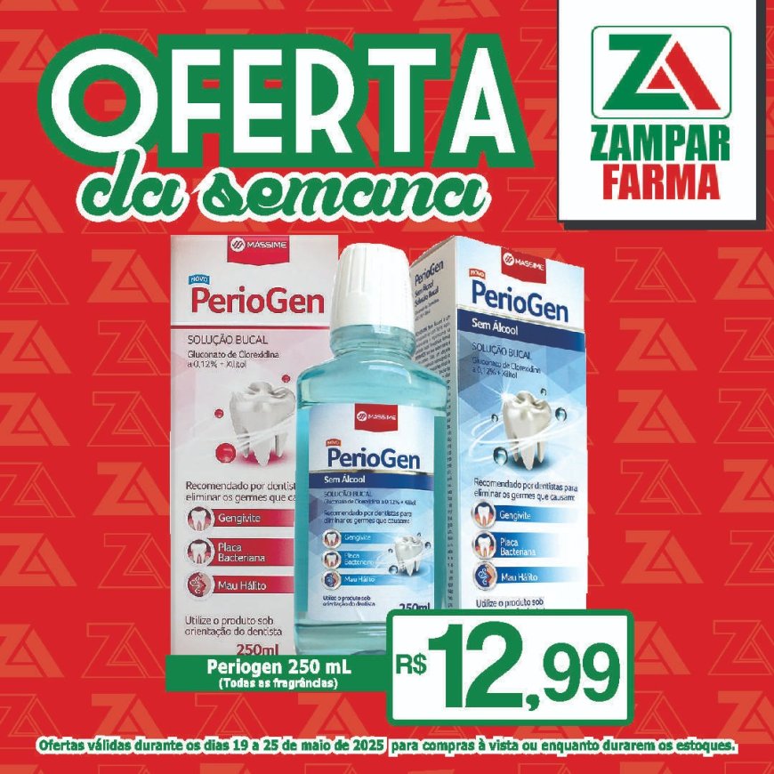 Ofertas dos dias 19 a 25 de maio na Zampar Farma