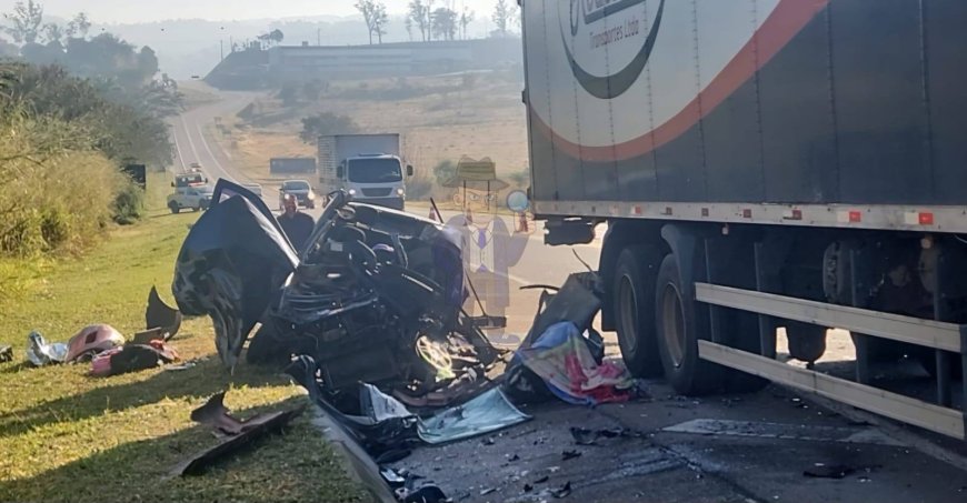 Pai e filho morrem em gravíssimo acidente entre Vargem Grande do Sul e São Sebastião da Grama