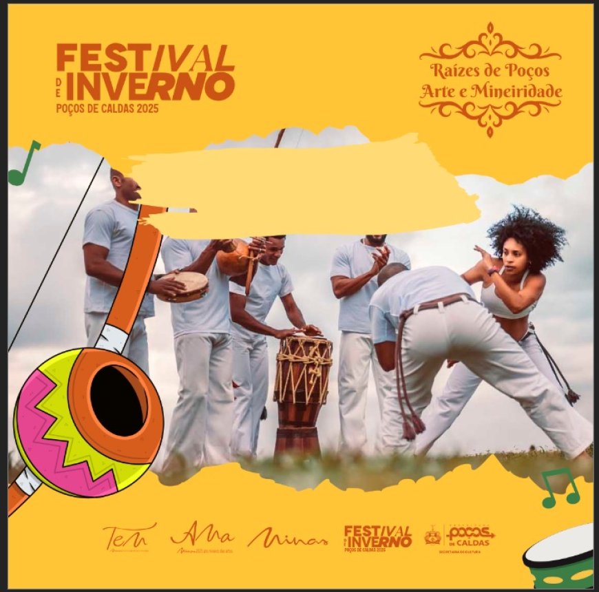 Roda de Capoeira Regional e Maculelê com Mestre Du acontece no Festival de Inverno de Poços de Caldas