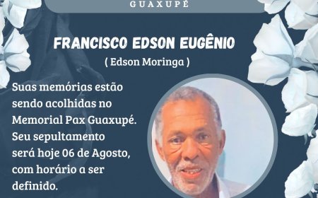 Nota de Falecimento: Francisco Edson Eugênio, aos 69 anos