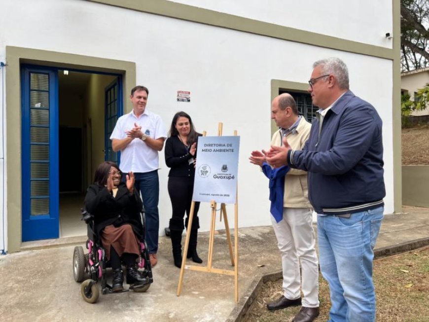 Nova sede da Diretoria de Meio Ambiente é oficialmente inaugurada em Guaxupé