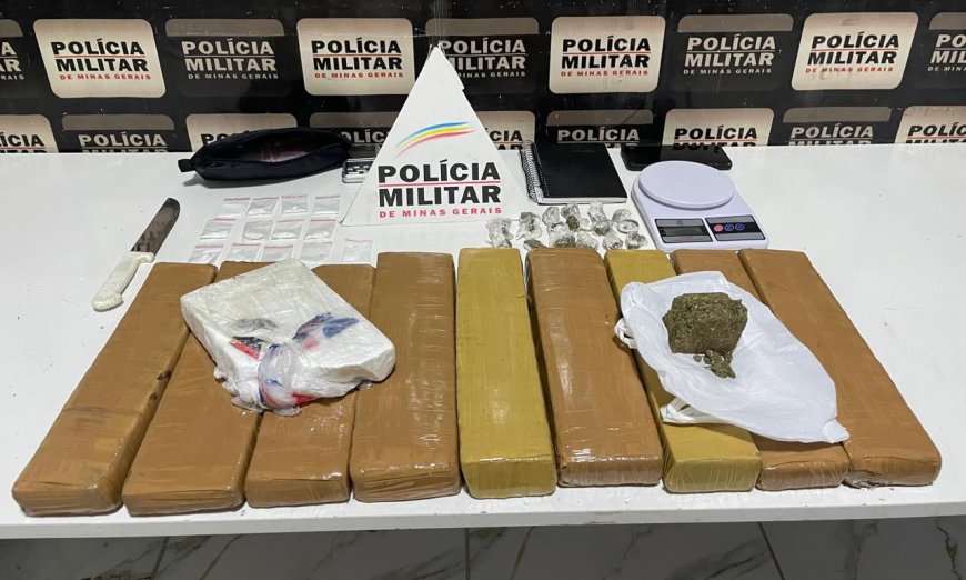 Em Guaxupé, homem de 37 anos é preso no Parque dos Municípios por tráfico de drogas