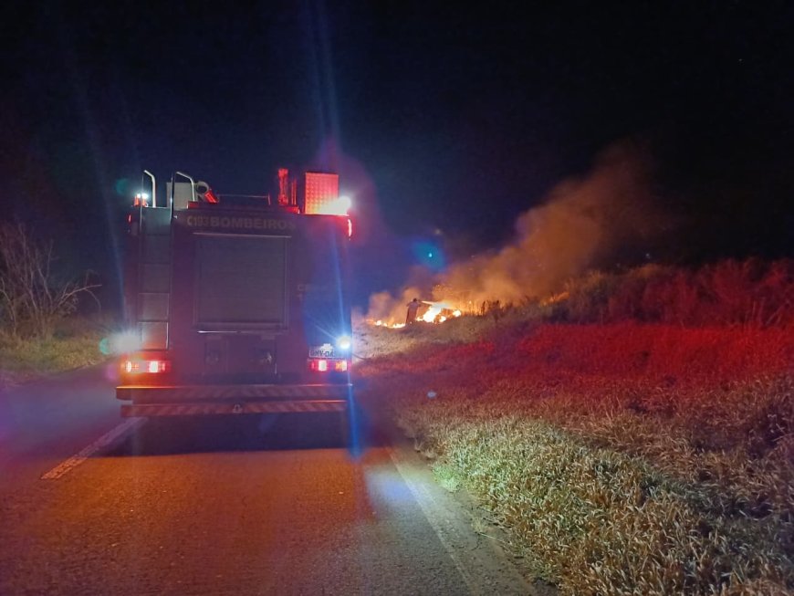 Bombeiros de Paraíso atuam em 30 ocorrências de incêndio durante o final de semana
