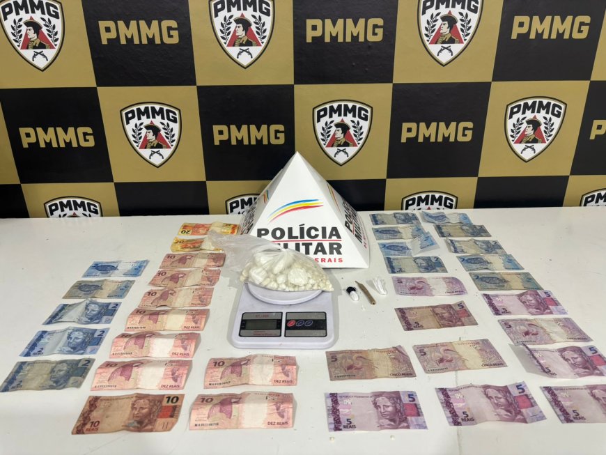 Polícia Militar fecha ponto de tráfico de drogas em bar de Guaxupé