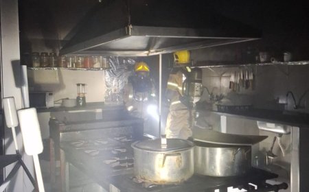 Fritadeira provoca incêndio em restaurante no Sul de Minas