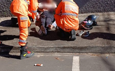Colisão entre carro e moto deixa feridos no Sul de Minas