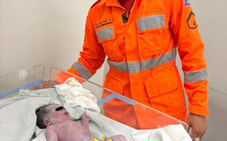 Bebê "apressadinha" nasce dentro de viatura e emociona os bombeiros em São Sebastião do Paraíso