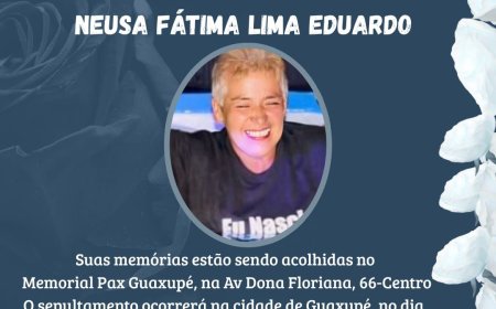 Nota de Falecimento: Neusa Fátima de Lima Eduardo, aos 50 anos