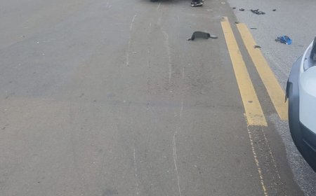Acidente entre moto e bicicleta deixa idoso gravemente ferido em Paraíso