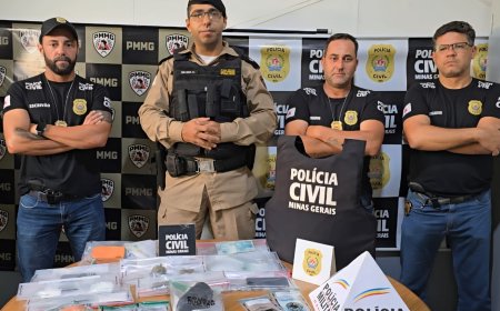 Policiais de Muzambinho fazem operação no combate às drogas na cidade