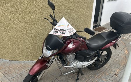 PM recupera motocicleta furtada e prende suspeito na MGC-491, em Monte Santo de Minas