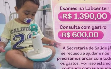 Ajude o Jhoseff: bebê de 1 ano e 8 meses sofre com múltiplas condições raras e família não tem recursos para custear tratamento