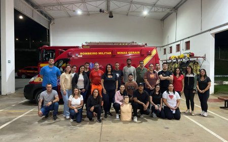 Bombeiros de Guaxupé capacitam 23 alunos em Curso de Primeiros Socorros