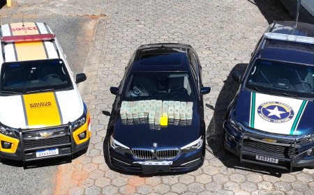 Receita Federal e Polícia Militar Rodoviária apreendem veículo com 80 kg de cocaína na MG-050