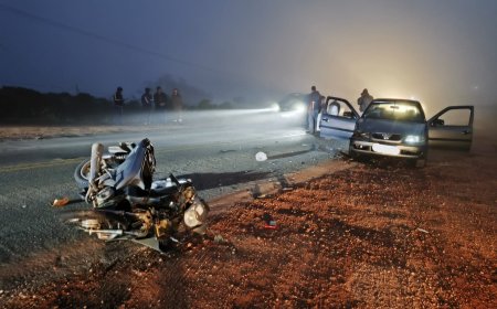 Dois acidentes de trânsito são registrados na MG-449 devido à forte neblina