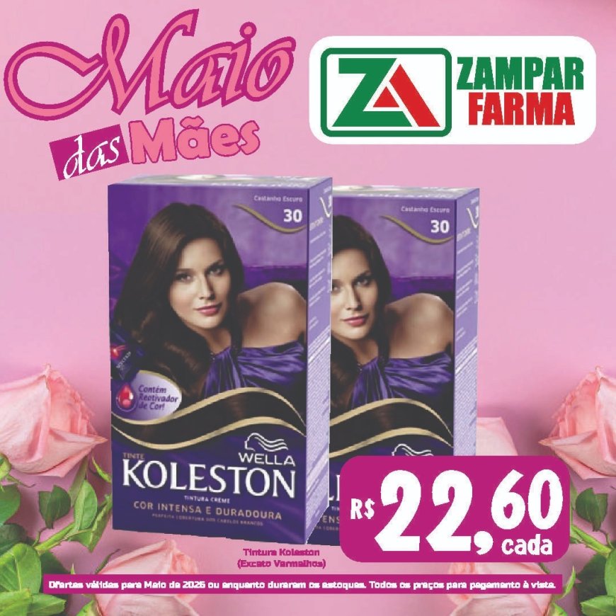 Ofertas do mês de maio na Zampar Farma