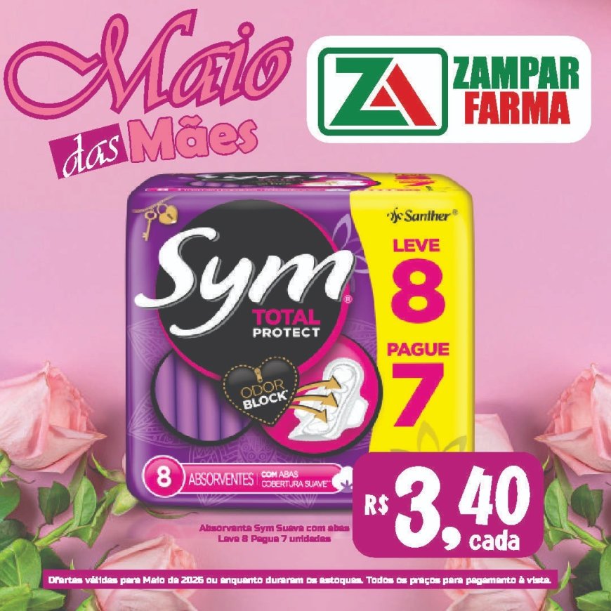 Ofertas do mês de maio na Zampar Farma