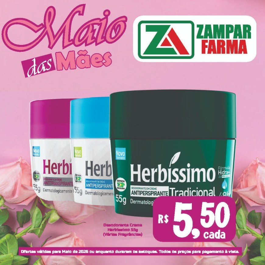Ofertas do mês de maio na Zampar Farma