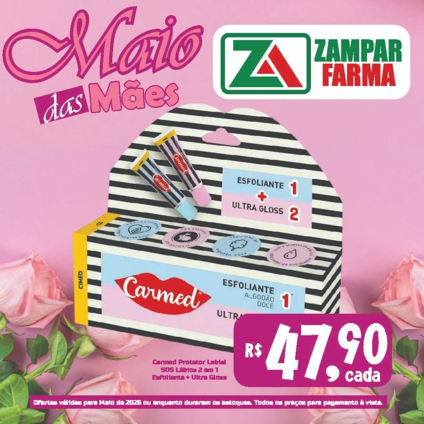 Ofertas do mês de maio na Zampar Farma