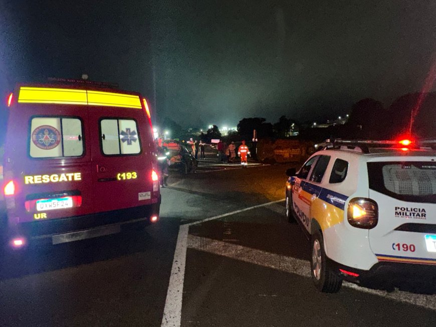 Colisão entre quatro veículos mobiliza equipes de resgate em São Sebastião do Paraíso