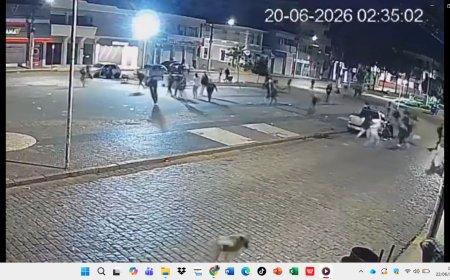 Vídeo: Disparos de arma de fogo provocam pânico e correria na praça central de Muzambinho