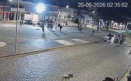 Mesmo já tendo sido identificado, suspeito de ter atirado na praça central de Muzambinho continua foragido