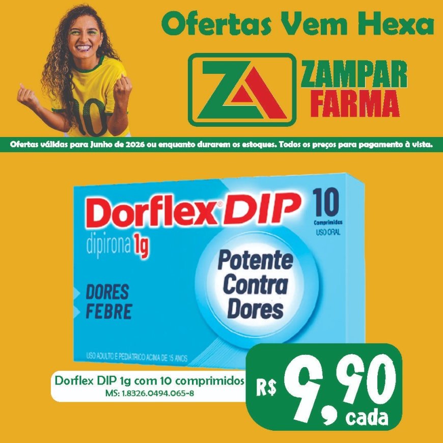 E continuam as ofertas do mês de Junho na Zampar Farma