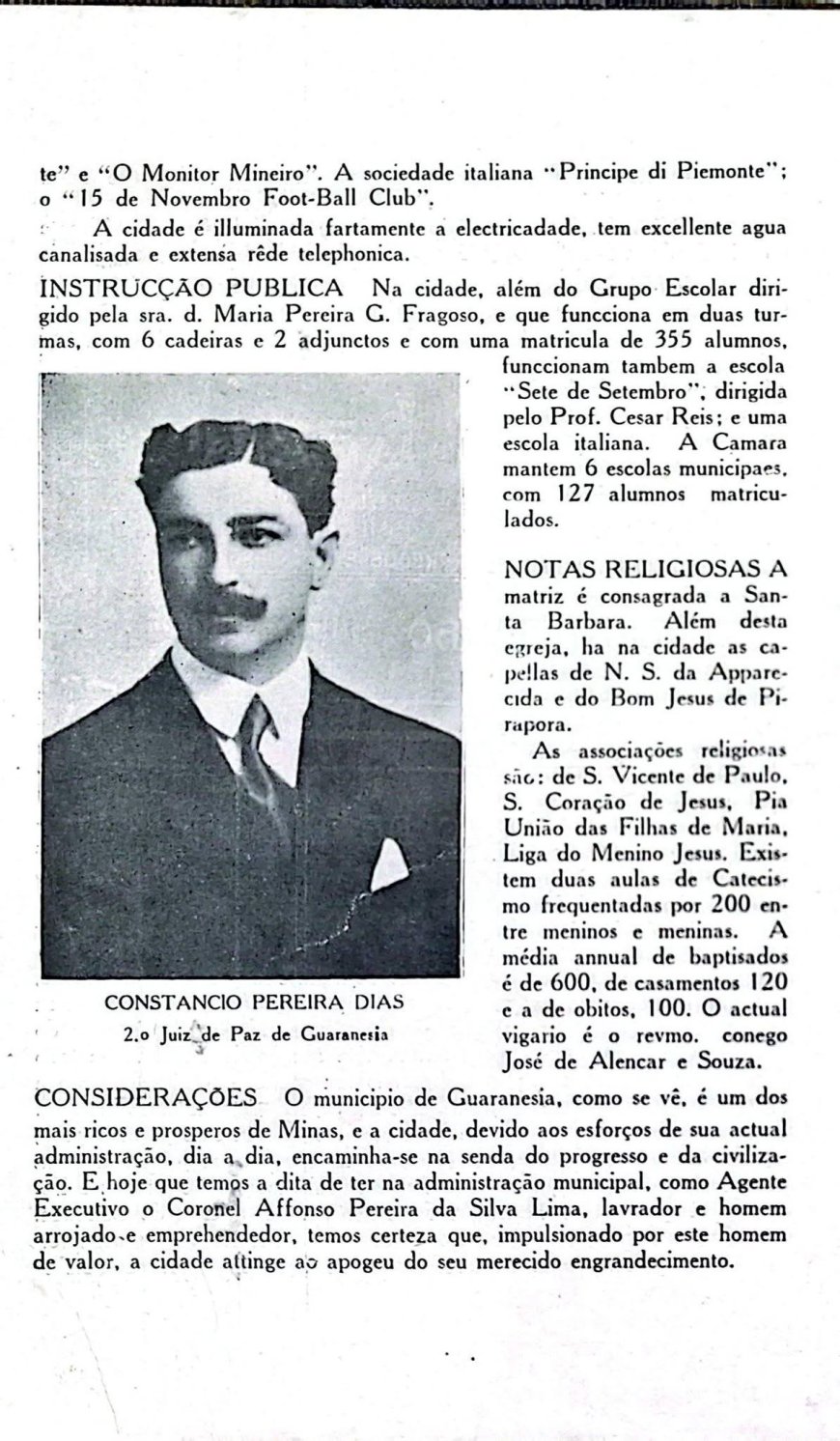 Biblioteca de Guaranésia preserva livro sobre Minas Gerais publicado há mais de 100 anos