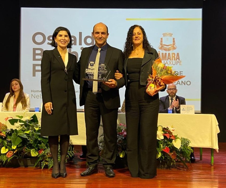 Vice-presidente da Cooxupé recebe Título de Cidadão Guaxupeano