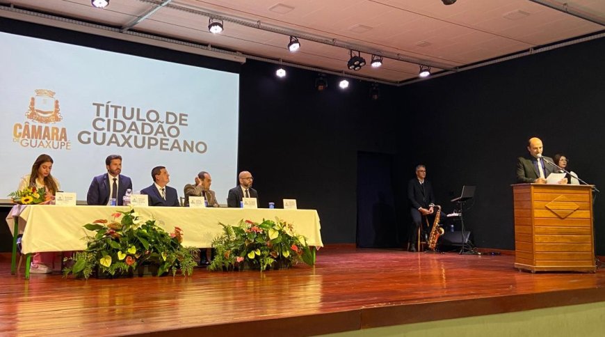 Vice-presidente da Cooxupé recebe Título de Cidadão Guaxupeano