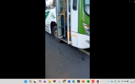 Vídeo: Após falha em pedal, ônibus bate na traseira de outro e deixa feridos no Sul de Minas