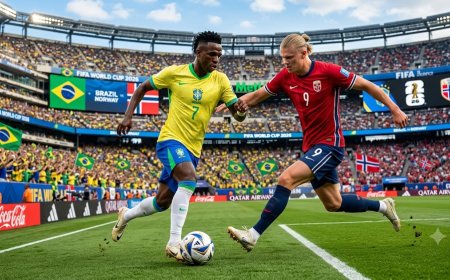 Brasil X Noruega: quem continuará na Copa do Mundo?