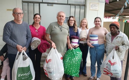 Cejusc de Guaranésia arrecada agasalhos na campanha "Copa solidária"