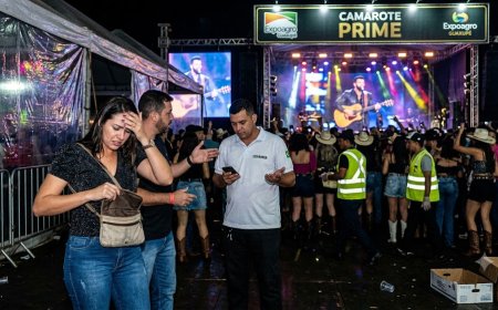 Show de Gusttavo Lima na Expoagro Guaxupé é marcado por dezenas de furtos de celulares em área VIP